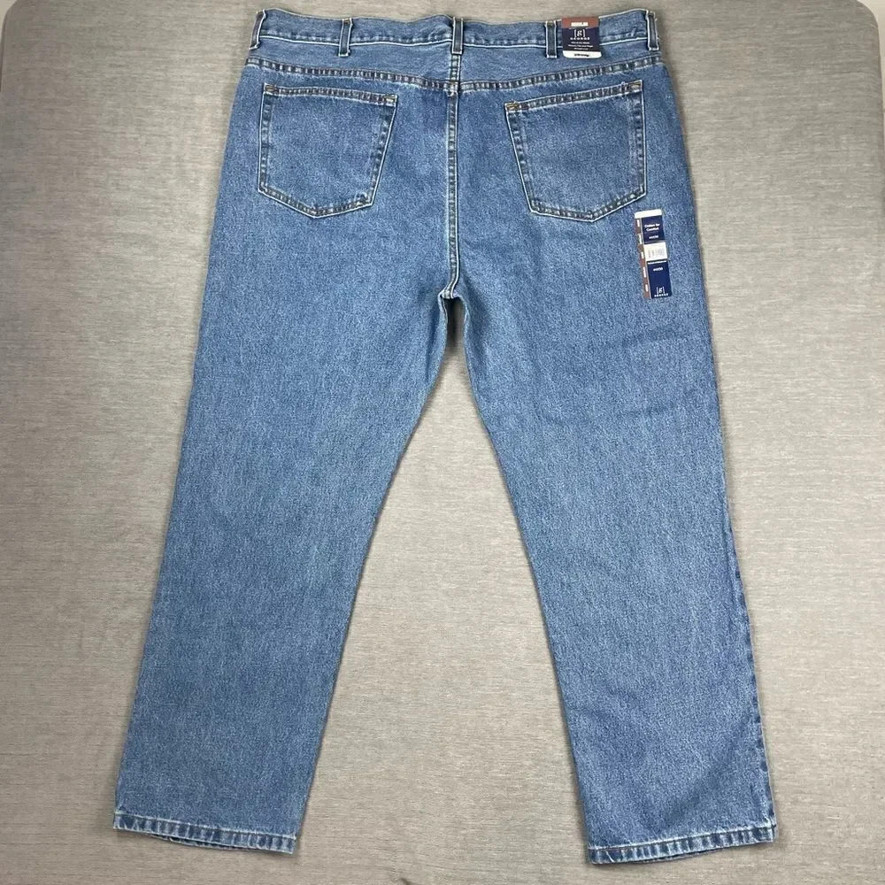 George Straight Leg Regular Fit Denim Jeans Men’s Size 44x30 NEW